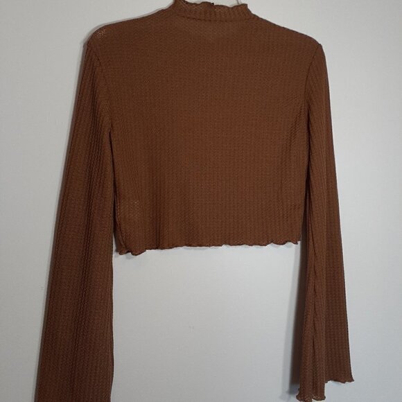 SHEIN crop top brown large - Picture 2 of 5